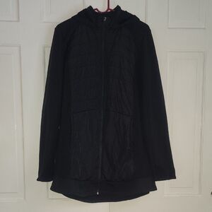 Tek Gear Women's XL Black Mixed Media Jacket